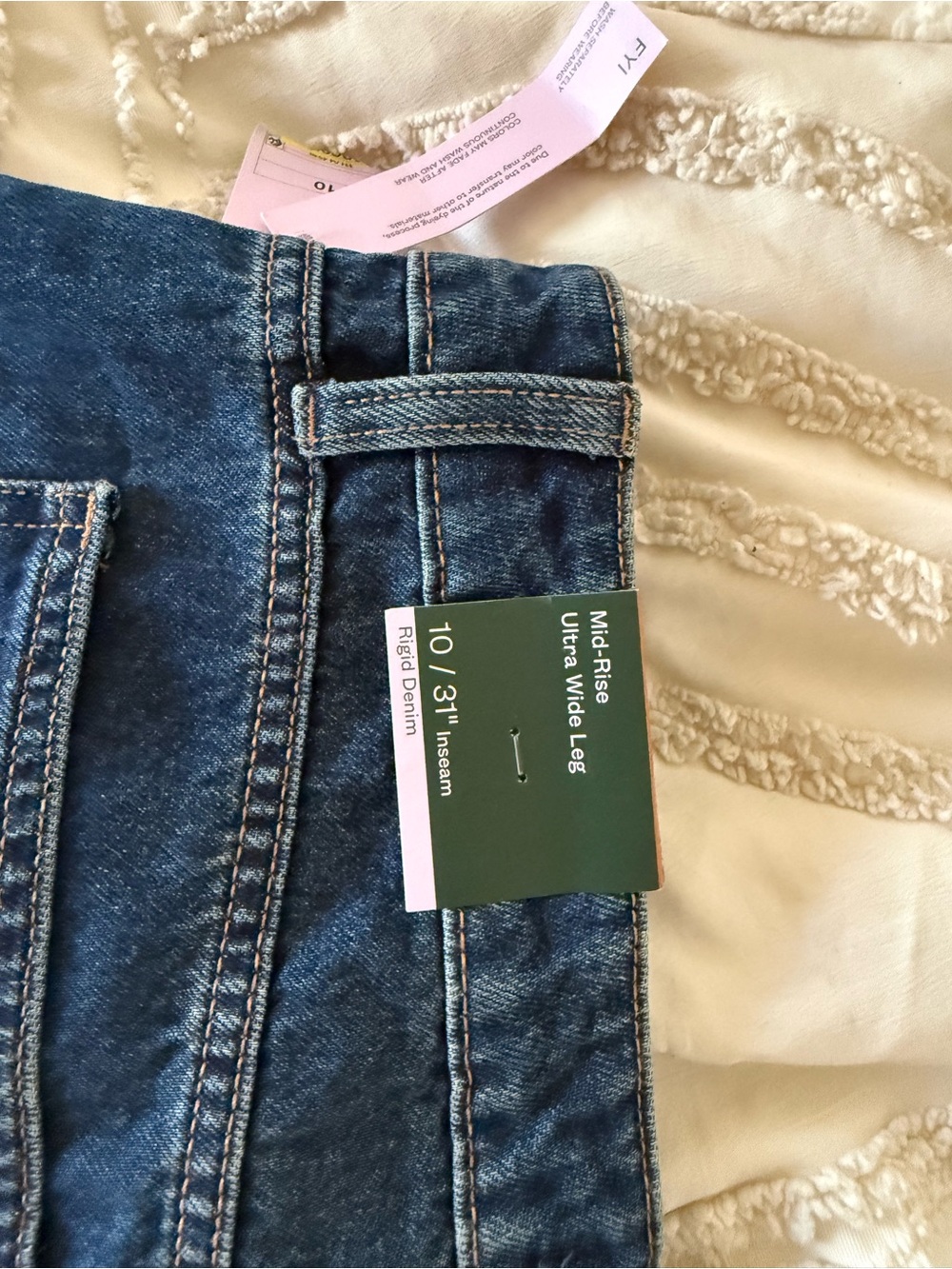 wild fable High-Rise Wide Leg Jeans in Dark Blue - Picture 8 of 8